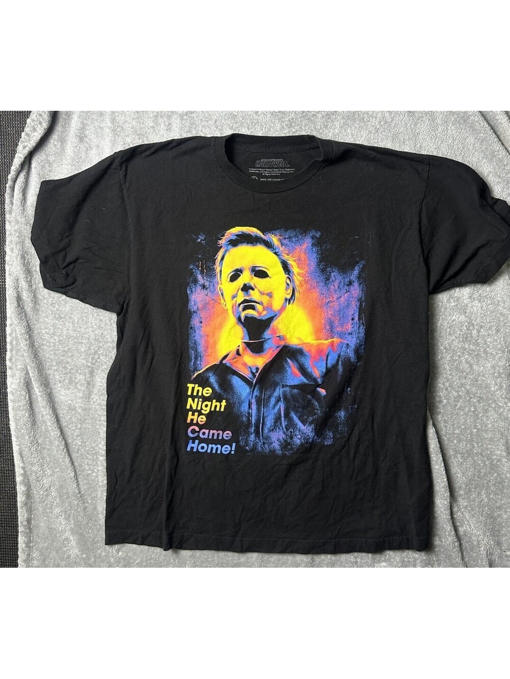 Halloween Michael Myers Horror Movie Graphic T Shirt XL Black 2023 Cotton